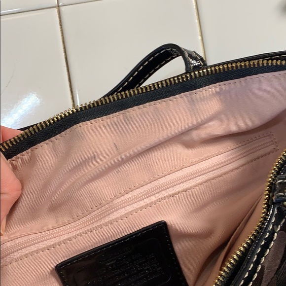 HOST PICK! Chocolate brown Coach tote - Picture 6 of 7